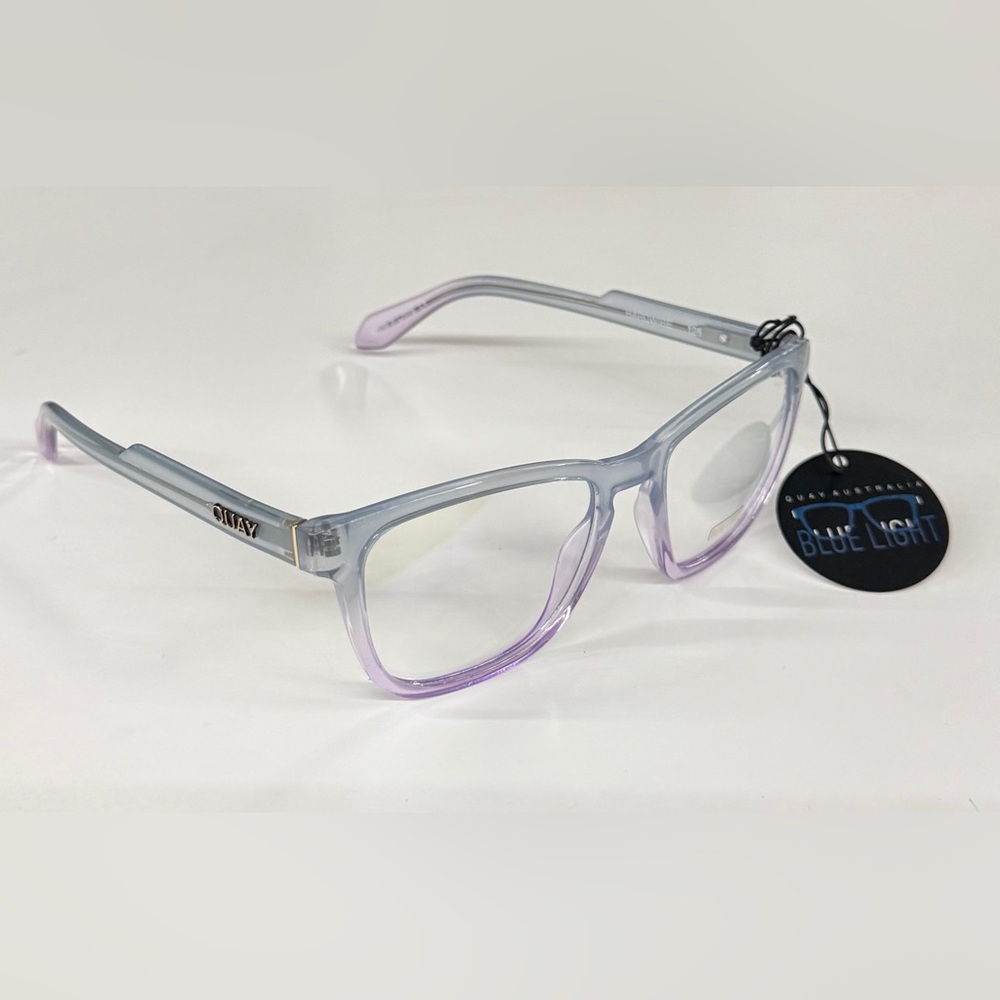 Quay Australia Women's Hardwire Glasses, Blue Light Lens, One Size